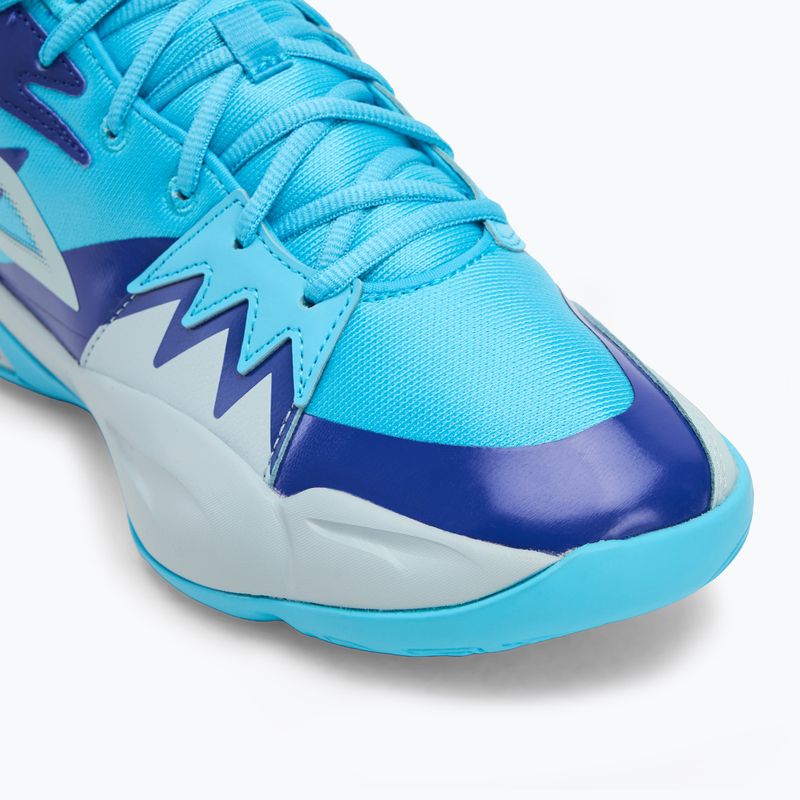 Basketbalové topánky PUMA Genetics purple glimmer/bright aqua/strong gray/white 7