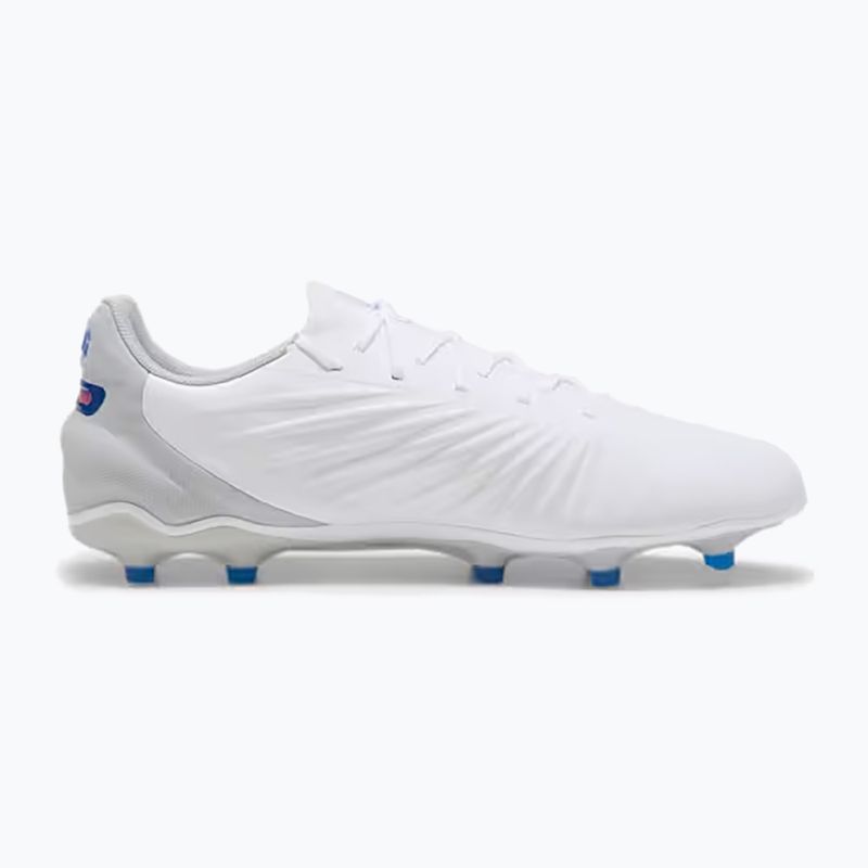Futbalová obuv/ kopačky PUMA King Match FG/AG puma white/bluemazing/flat light grey/sunset glow 9