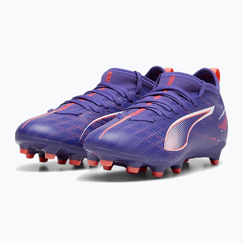 Detské kopačky PUMA Ultra 5 Match FG/AG Jr lapis lazuli/puma white/sunset glow 8