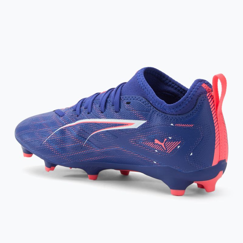 Detské kopačky PUMA Ultra 5 Match FG/AG Jr lapis lazuli/puma white/sunset glow 3