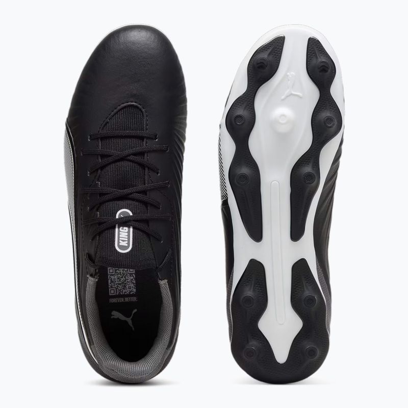 Detská futbalová obuv/ kopačky PUMA King Match FG/AG Jr puma black/puma white/cool dark grey 11