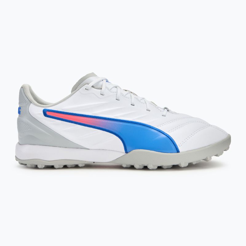 Futbalová obuv/ kopačky PUMA King Pro TT puma white/bluemazing/flat light grey/sunset glow 2