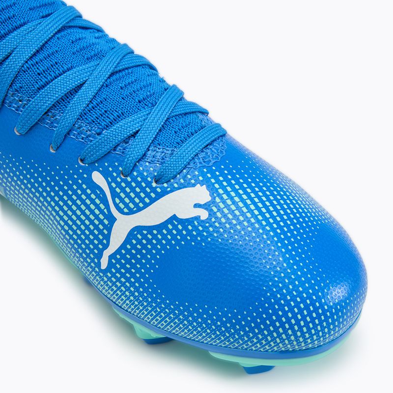 Detské kopačky PUMA Future 7 Play FG/AG Jr hyperlink blue/mint/puma white 7
