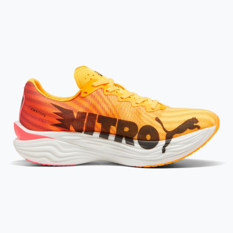 Pánska bežecká obuv PUMA Deviate Nitro Elite 3 fire sun stream/sunset glow 2