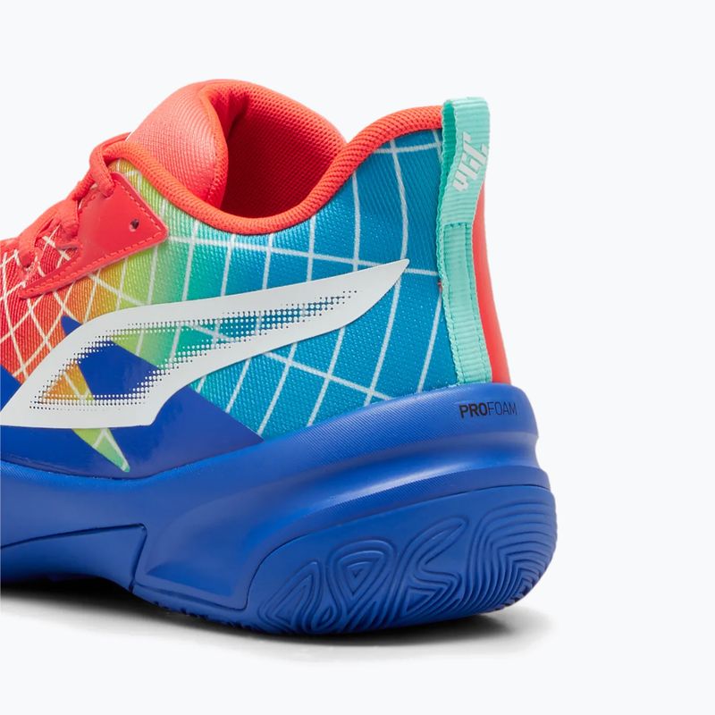 Pánska basketbalová obuv PUMA Genetics Marcus Smart royal sapphire/red blast 9