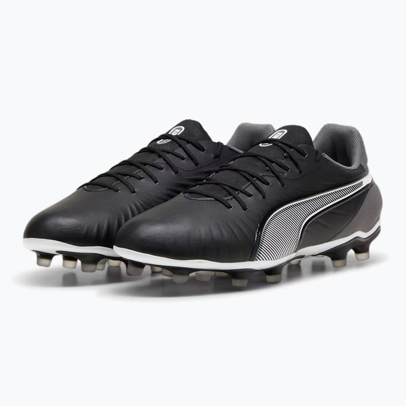 Futbalová obuv/ kopačky PUMA King Match FG/AG puma black/puma white/cool dark grey 10