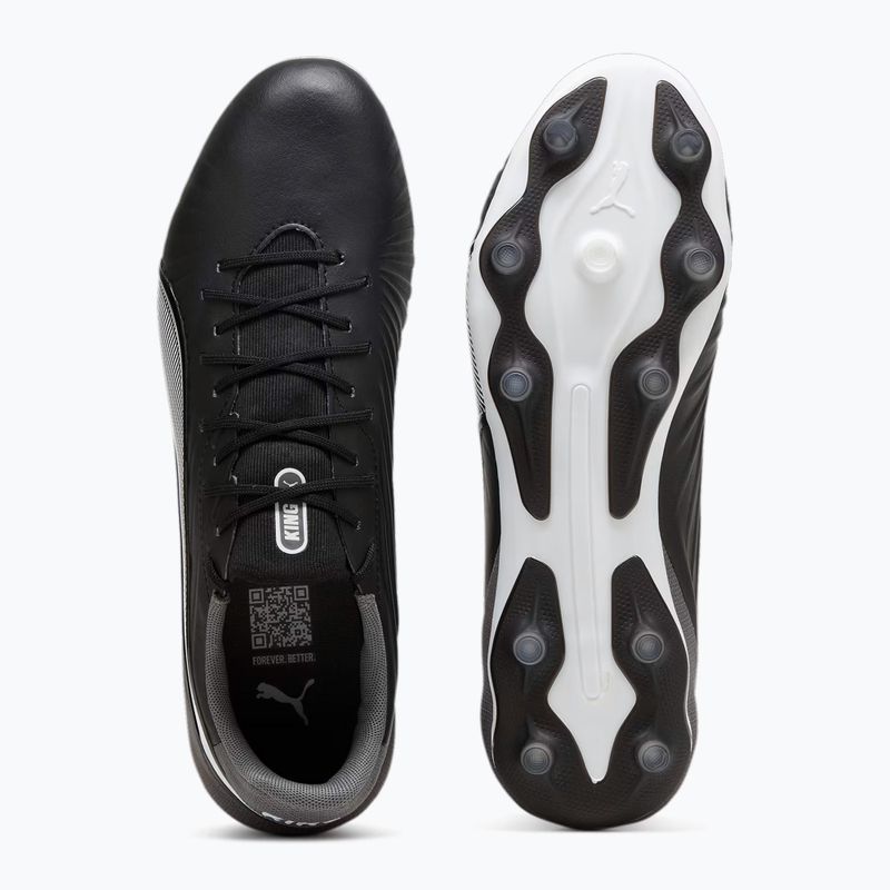Futbalová obuv/ kopačky PUMA King Match FG/AG puma black/puma white/cool dark grey 11