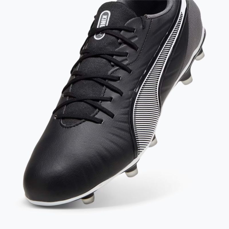 Futbalová obuv/ kopačky PUMA King Match FG/AG puma black/puma white/cool dark grey 12