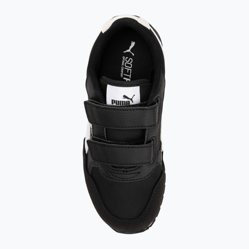 Juniorské topánky PUMA ST Runner v4 NL PS puma black/puma white 5
