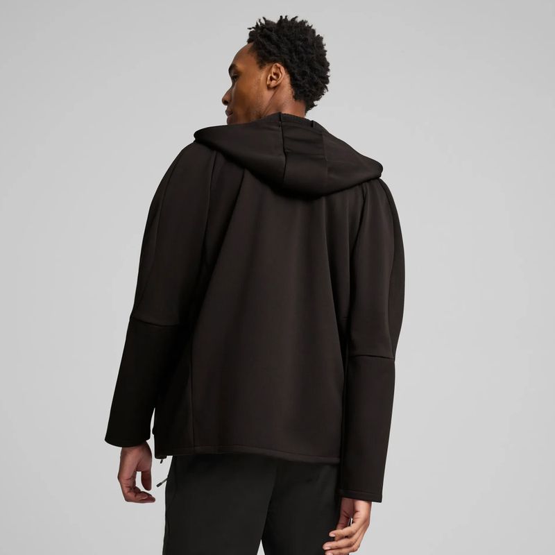 Pánska mikina PUMA Evostripe Warm Hoodie FZ DK puma black 5
