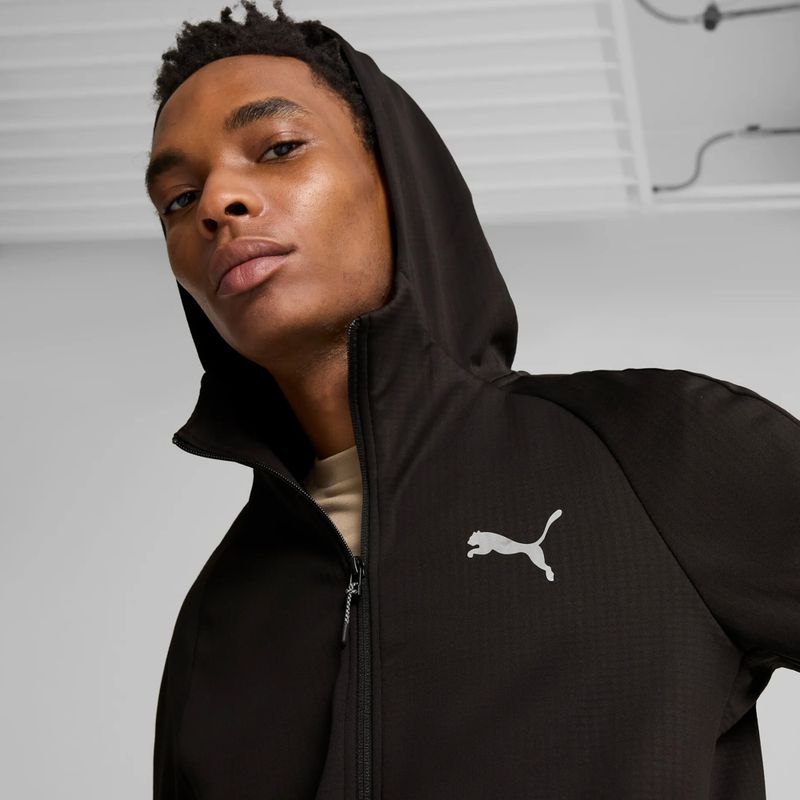 Pánska mikina PUMA Evostripe Warm Hoodie FZ DK puma black 6