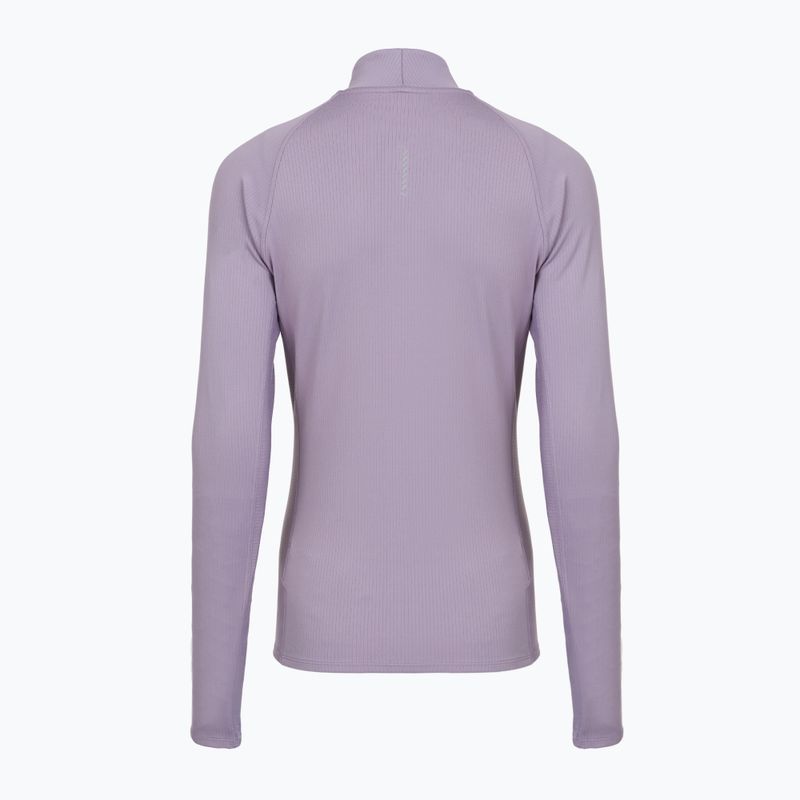 Dámska bežecká mikina PUMA Run For Her Ribbed Full Zip bledá slivka 2