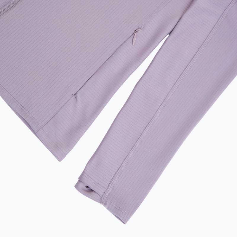 Dámska bežecká mikina PUMA Run For Her Ribbed Full Zip bledá slivka 4