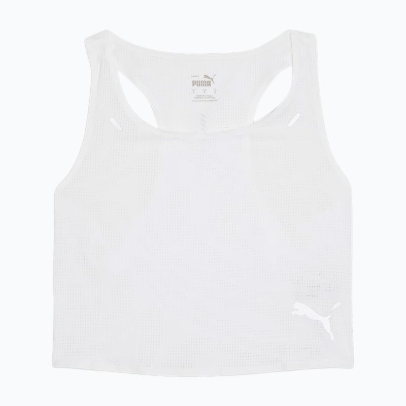 Pánske bežecké tielko PUMA Run Ultraspun Singlet puma white/aop