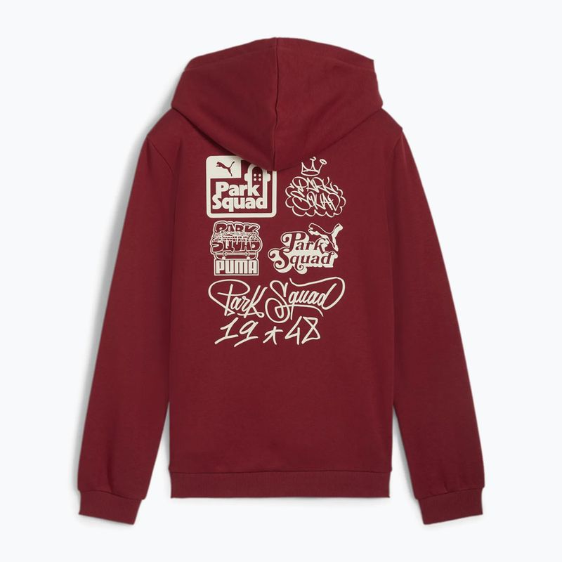Detská mikina PUMA ESS+MIS 90s Hoodie FL intenzívne červená 2