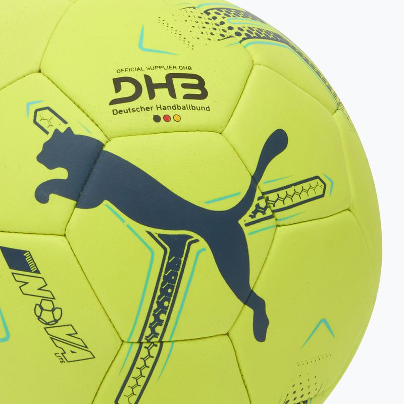 Hádzanárska lopta PUMA Nova Lite fizzy apple/grey skies Veľ. 0 3