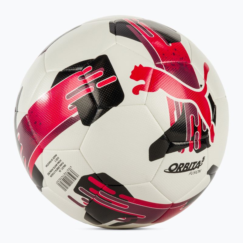 Futbalová lopta PUMA Orbita 5 Fusion puma white/puma red veľ. 3 2