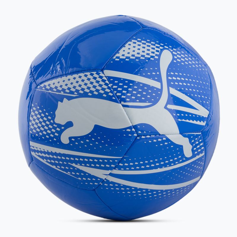 Futbalová lopta PUMA Attacanto Graphic puma white/bluemazing veľ.  3 2