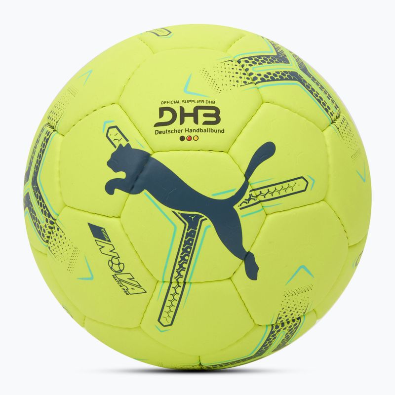 Hádzanárska lopta PUMA Nova Match Pro fizzy apple/grey skies Veľ. 2