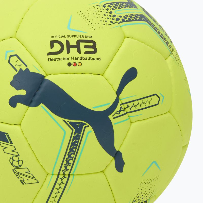Hádzanárska lopta PUMA Nova Match Pro fizzy apple/grey skies Veľ. 2 3