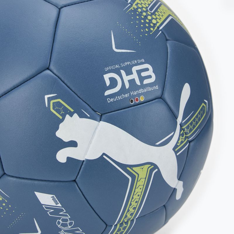 Hádzanárska lopta PUMA Nova Training blue horizon/puma white/fizzy apple veľkosť 3 3