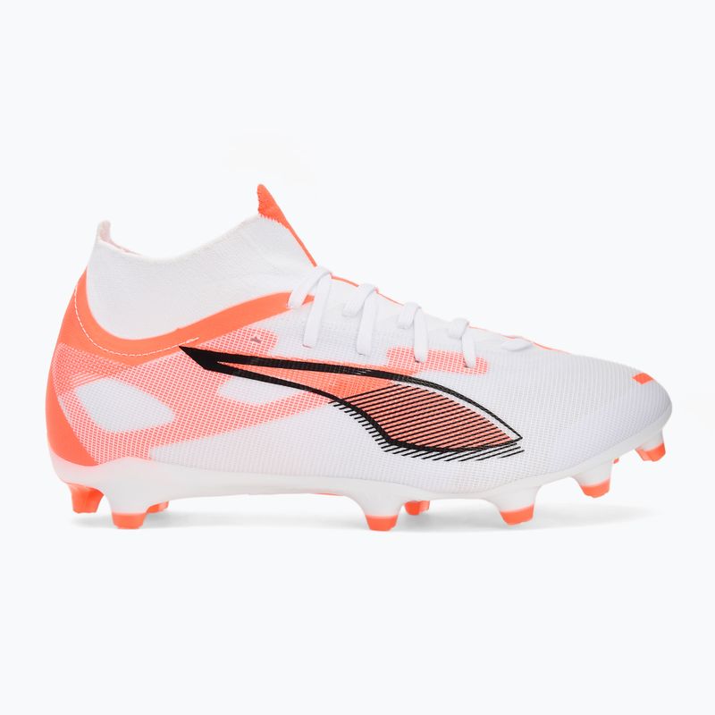 Pánske kopačky PUMA Ultra 5 Match+ FG/AG puma white/puma black/glowing red 2