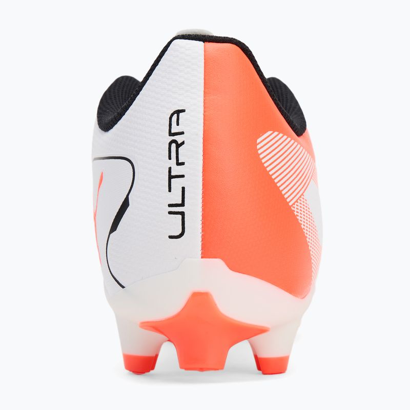Kopačky PUMA Ultra 5 Play FG/AG puma white/puma black/glowing red 6