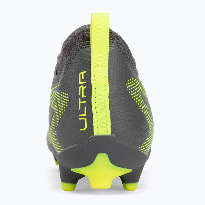 Detské kopačky PUMA Ultra 5 Match FG/AG Jr matná stará strieborná/žltá výstražná/puma stará strieborná 6