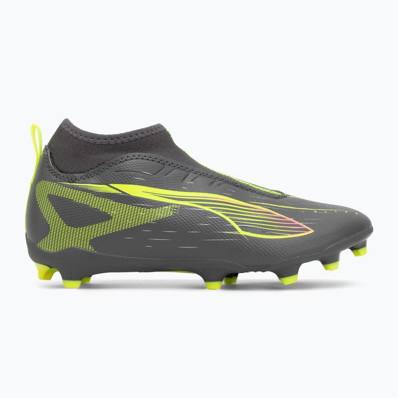 Detské kopačky PUMA Ultra 5 Match+ LL FG/AG Jr matte aged silver/yellow alert/puma aged silver 2