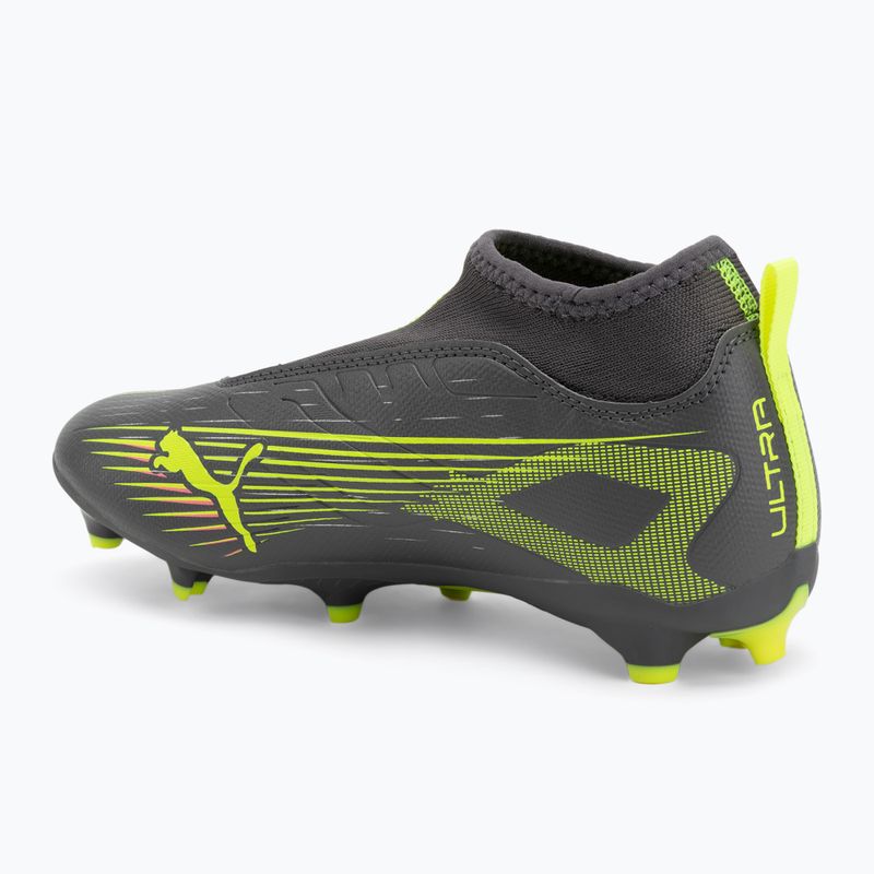 Detské kopačky PUMA Ultra 5 Match+ LL FG/AG Jr matte aged silver/yellow alert/puma aged silver 3