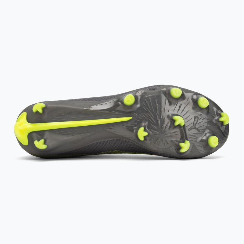 Pánske kopačky PUMA Ultra 5 Match+ FG/AG matte aged silver/yellow alert/puma aged silver 4