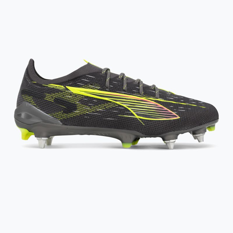 Pánske kopačky PUMA Ultra 5 Ultimate MxSG matte aged silver/yellow alert/sun struck 2