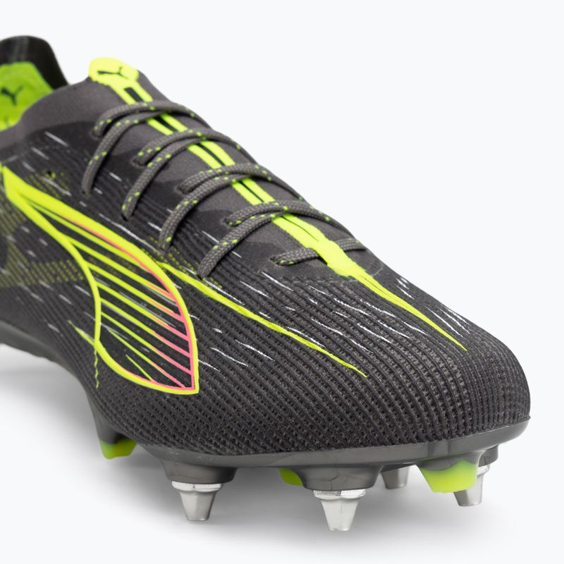 Pánske kopačky PUMA Ultra 5 Ultimate MxSG matte aged silver/yellow alert/sun struck 7