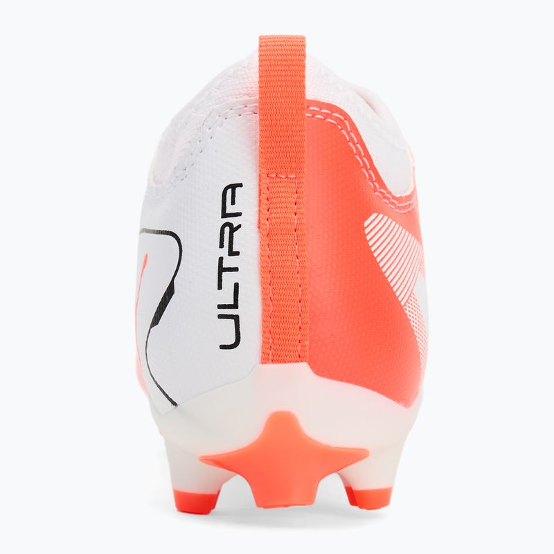 Detské kopačky PUMA Ultra 5 Match FG/AG Jr puma white/puma black/glowing red 6