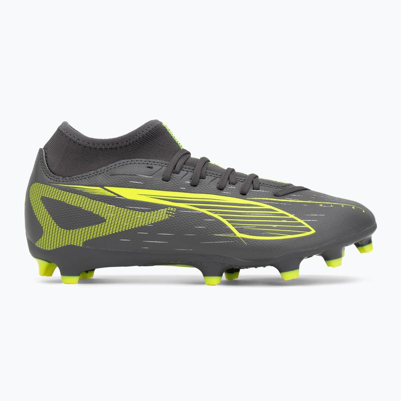 Pánske kopačky PUMA Ultra 5 Play+ FG/AG matte aged silver/yellow alert/puma aged silver 2