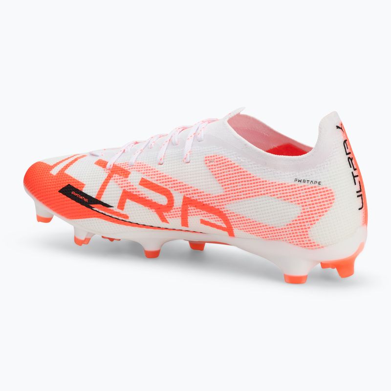 Pánske kopačky PUMA Ultra 5 Pro FG/AG puma white/puma black/glowing red 3