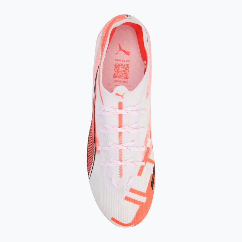 Pánske kopačky PUMA Ultra 5 Pro FG/AG puma white/puma black/glowing red 5
