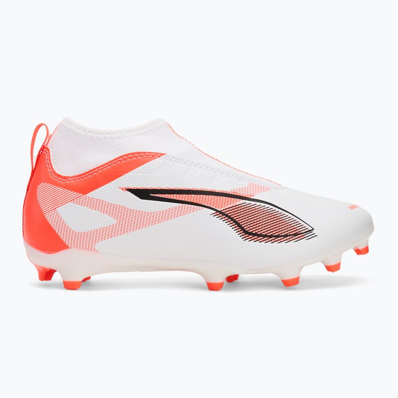 Detské kopačky PUMA Ultra 5 Match+ LL FG/AG Jr. puma white/puma black/glowing red 2