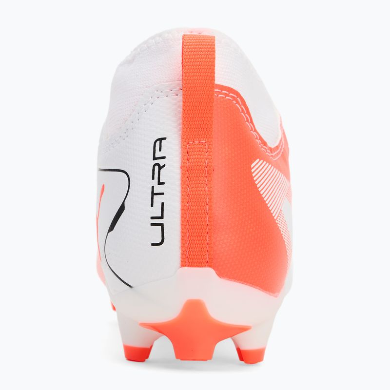 Detské kopačky PUMA Ultra 5 Match+ LL FG/AG Jr. puma white/puma black/glowing red 6