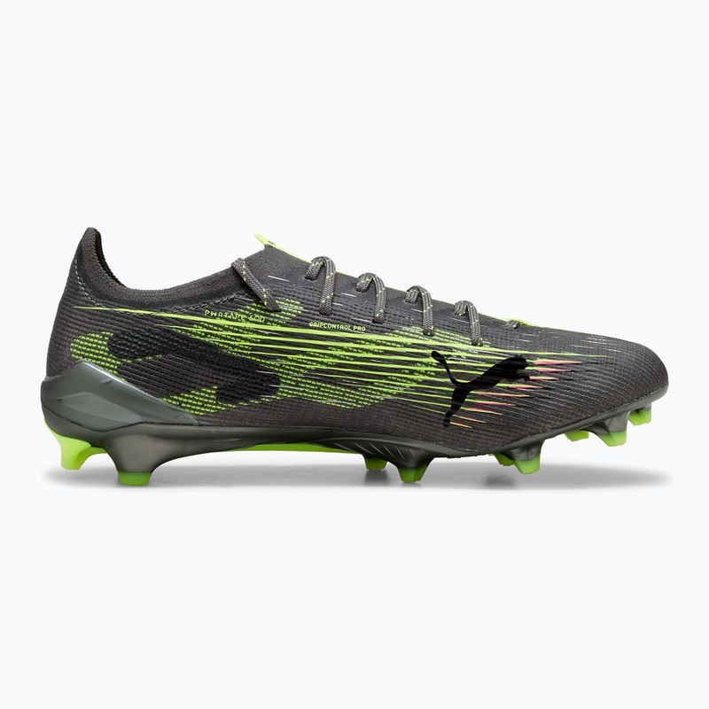 Pánske kopačky PUMA Ultra 5 Ultimate FG matte aged silver/yellow alert/sun struck