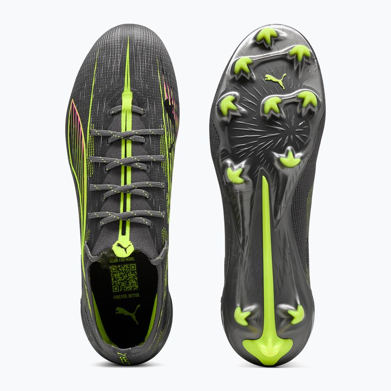Pánske kopačky PUMA Ultra 5 Ultimate FG matte aged silver/yellow alert/sun struck 3