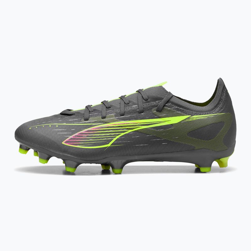 Pánske kopačky PUMA Ultra 5 Match FG/AG matte aged silver/yellow alert/puma aged silver