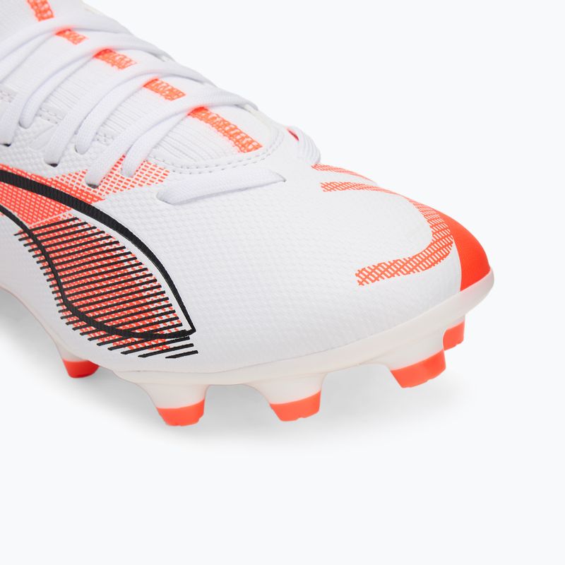Pánske kopačky PUMA Ultra 5 Play+ FG/AG puma white/puma black/glowing red 7