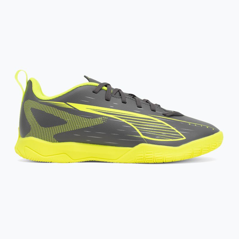 Detské kopačky PUMA Ultra 5 Play IT Jr matte aged silver/yellow alert/puma aged silver 2
