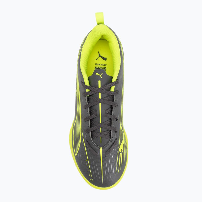 Detské kopačky PUMA Ultra 5 Play IT Jr matte aged silver/yellow alert/puma aged silver 5