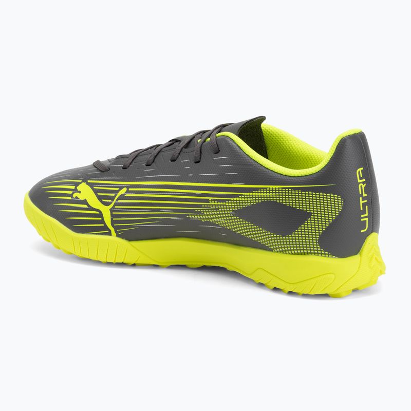Pánske kopačky PUMA Ultra 5 Play TT matte aged silver/yellow alert/puma aged silver 3