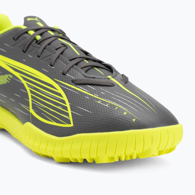 Pánske kopačky PUMA Ultra 5 Play TT matte aged silver/yellow alert/puma aged silver 7