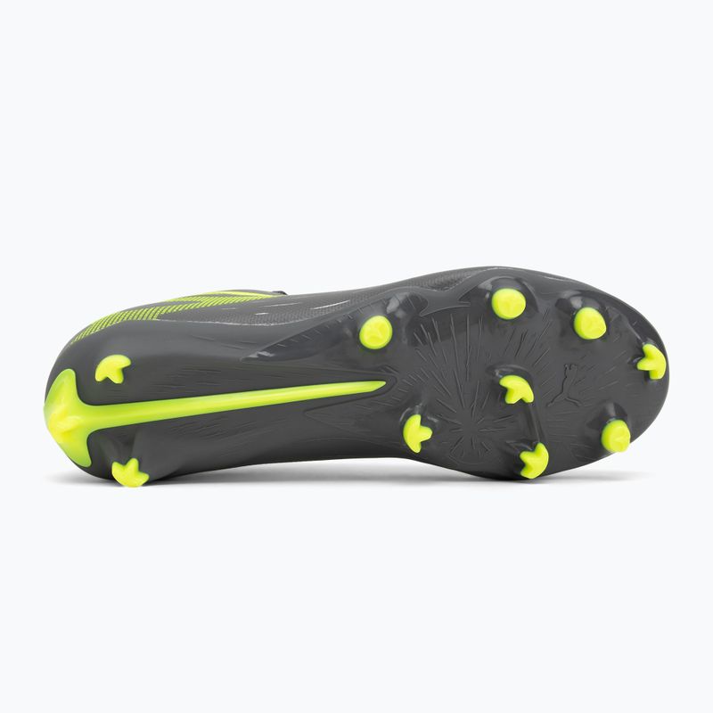 Detské kopačky PUMA Ultra 5 Play FG/AG Jr matte aged silver/yellow alert/puma aged silver 4