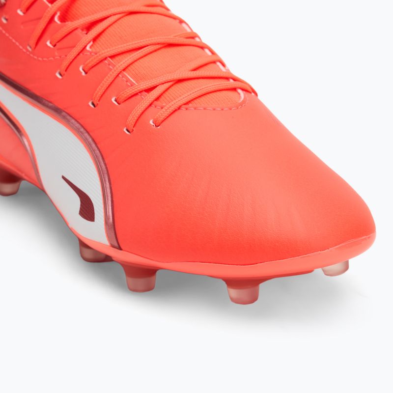 Pánske kopačky PUMA King Match FG / AG glowing red / puma white / red fire 7