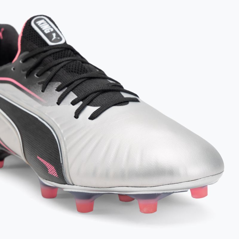 Pánske kopačky PUMA King Ultimate FG/AG puma silver/puma black/sun struck/puma white 7